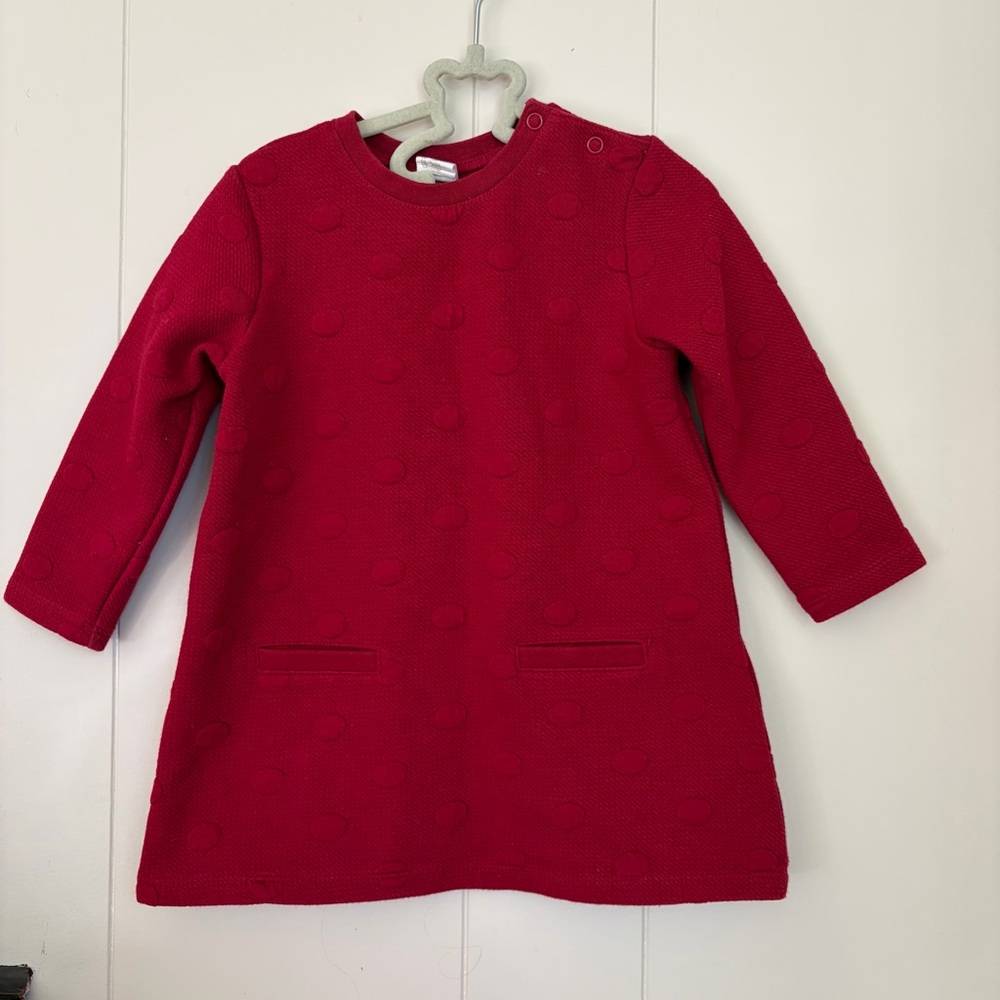 H&M maroon baby tunic dress